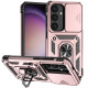 For Samsung Galaxy S24+ 5G Sliding Camshield Holder Phone Case(Rose Gold)