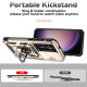 For Samsung Galaxy S24+ 5G Sliding Camshield Holder Phone Case(Rose Gold)