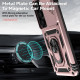 For Samsung Galaxy S24+ 5G Sliding Camshield Holder Phone Case(Rose Gold)