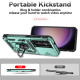 For Samsung Galaxy S24+ 5G Sliding Camshield Holder Phone Case(Dark Green)