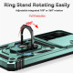 For Samsung Galaxy S24+ 5G Sliding Camshield Holder Phone Case(Dark Green)
