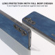 For Samsung Galaxy S24+ 5G ABEEL Elegant Series PU Leather Black Edge Phone Case(Blue)