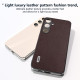 For Samsung Galaxy S24+ 5G ABEEL Genuine Leather Elegant Black Edge Phone Case(Coffee)