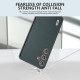 For Samsung Galaxy S24+ 5G ABEEL Genuine Leather Elegant Black Edge Phone Case(Green)