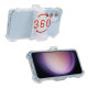 For Samsung Galaxy S24+ 5G Frosted PC+TPU Phone Case with Back Clip(Sky Blue)