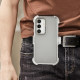 For Samsung Galaxy S24+ 5G Frosted PC+TPU Phone Case with Back Clip(Transparent Black)