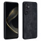 For Samsung Galaxy S24+ 5G AZNS 3D Embossed Skin Feel Phone Case(Black)