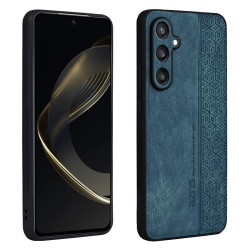 For Samsung Galaxy S24+ 5G AZNS 3D Embossed Skin Feel Phone Case(Dark Green)
