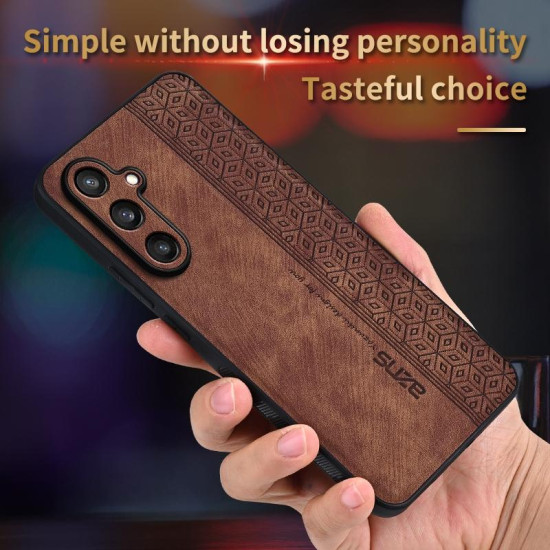 For Samsung Galaxy S24+ 5G AZNS 3D Embossed Skin Feel Phone Case(Purple)