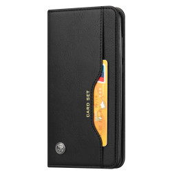 For Samsung Galaxy S24+ 5G Knead Skin Texture Flip Leather Phone Case(Black)