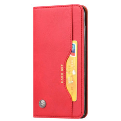 For Samsung Galaxy S24+ 5G Knead Skin Texture Flip Leather Phone Case(Red)