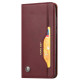 For Samsung Galaxy S24+ 5G Knead Skin Texture Flip Leather Phone Case(Wine Red)