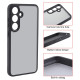 For Samsung Galaxy S24+ 5G Fine Pore Matte Black TPU + PC Phone Case