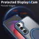 For Samsung Galaxy S24+ 5G 360-degree Rotating MagSafe Magnetic Holder Phone Case(Navy Blue)