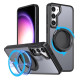 For Samsung Galaxy S24+ 5G 360-degree Rotating MagSafe Magnetic Holder Phone Case(Black)