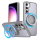 For Samsung Galaxy S24+ 5G 360-degree Rotating MagSafe Magnetic Holder Phone Case(Titanium Grey)