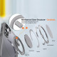 For Samsung Galaxy S24+ 5G 360-degree Rotating MagSafe Magnetic Holder Phone Case(Titanium Grey)