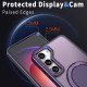 For Samsung Galaxy S24+ 5G 360-degree Rotating MagSafe Magnetic Holder Phone Case(Purple)