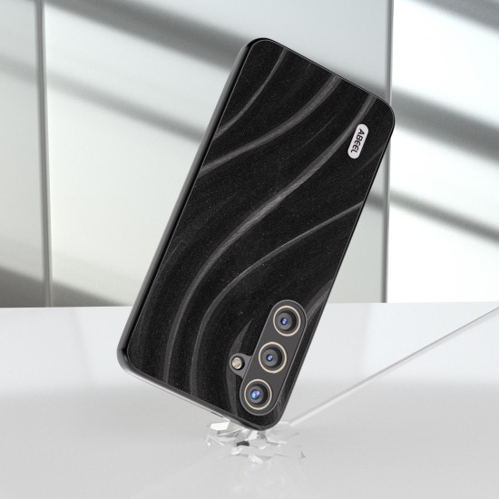 For Samsung Galaxy S24+ 5G ABEEL Galactic Pattern Protective Phone Case(Black)