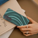 For Samsung Galaxy S24+ 5G ABEEL Galactic Pattern Protective Phone Case(Green)