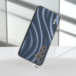 For Samsung Galaxy S24+ 5G ABEEL Galactic Pattern Protective Phone Case(Blue)