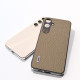 For Samsung Galaxy S24+ 5G ABEEL Genuine Leather Litchi Texture Phone Case(Grey)