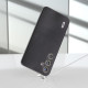 For Samsung Galaxy S24+ 5G ABEEL Ecological Leather Shockproof PU Phone Case(Black)
