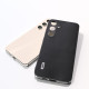 For Samsung Galaxy S24+ 5G ABEEL Ecological Leather Shockproof PU Phone Case(Black)