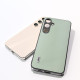 For Samsung Galaxy S24+ 5G ABEEL Ecological Leather Shockproof PU Phone Case(Green)
