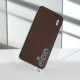 For Samsung Galaxy S24+ 5G ABEEL Carbon Fiber Texture Protective Phone Case(Dark Brown)