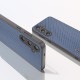For Samsung Galaxy S24+ 5G ABEEL Carbon Fiber Texture Protective Phone Case(Light Blue)