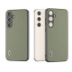 For Samsung Galaxy S24+ 5G ABEEL Carbon Fiber Texture Protective Phone Case(Green)