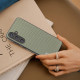 For Samsung Galaxy S24+ 5G ABEEL Carbon Fiber Texture Protective Phone Case(Green)