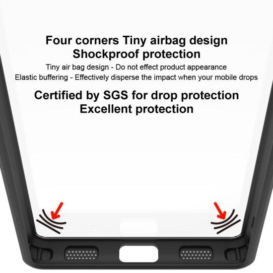 For Samsung Galaxy S24+ 5G imak UX-9A Series Four-corner Airbag Shockproof Phone Case