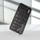 For Samsung Galaxy S24+ 5G ABEEL Crocodile Texture Genuine Leather Phone Case(Black)