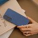 For Samsung Galaxy S24+ 5G ABEEL Genuine Leather + PC Litchi Texture Phone Case(Blue)