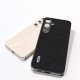 For Samsung Galaxy S24+ 5G ABEEL Cross Texture Genuine Leather Phone Case(Black)