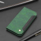 For Samsung Galaxy S24+ 5G Skin Feel Splicing Leather Phone Case(Green)