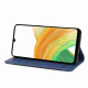 For Samsung Galaxy S24+ 5G Skin Feel Splicing Leather Phone Case(Blue)