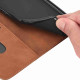 For Samsung Galaxy S24+ 5G Skin Feel Splicing Leather Phone Case(Brown)