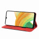For Samsung Galaxy S24+ 5G Skin Feel Splicing Leather Phone Case(Red)