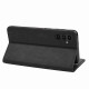 For Samsung Galaxy S24+ 5G Skin Feel Splicing Leather Phone Case(Black)
