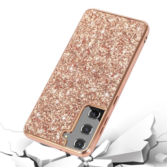 For Samsung Galaxy S24+ 5G Glitter Powder TPU Phone Case(Blue)