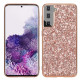 For Samsung Galaxy S24+ 5G Glitter Powder TPU Phone Case(Rose Gold)