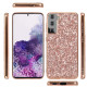 For Samsung Galaxy S24+ 5G Glitter Powder TPU Phone Case(Rose Gold)