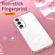 For Samsung Galaxy S24+ 5G Transparent Plating Fine Hole Phone Case(Silver)