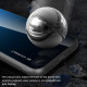 For Samsung Galaxy S24+ 5G Gradient Color Glass Phone Case(Blue Black)