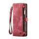 For Samsung Galaxy S24+ 5G CaseMe 008 Detachable Multifunctional Leather Phone Case(Red)