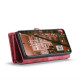 For Samsung Galaxy S24+ 5G CaseMe 008 Detachable Multifunctional Leather Phone Case(Red)