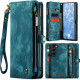 For Samsung Galaxy S24+ 5G CaseMe 008 Detachable Multifunctional Leather Phone Case(Blue)